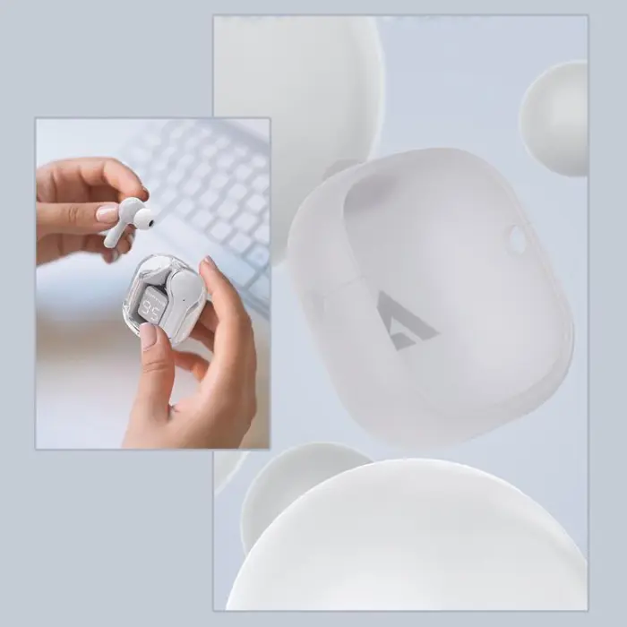Acefast - Acefast In-ear Trådlösa Hörlurar TWS Bluetooth - Grå