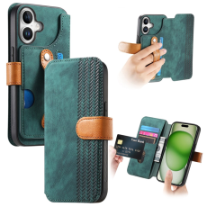 A-One Brand - Pl&aring;nboksfodral F&ouml;r iPhone 17 Armband Kickstand - Gr&ouml;n