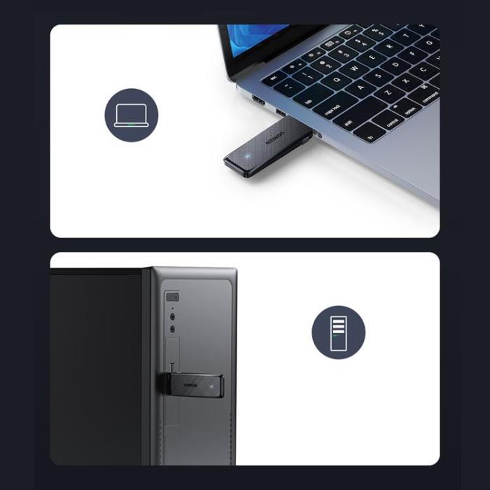 UTGATT5 - Ugreen External Trådlös USB 3.0 - Svart