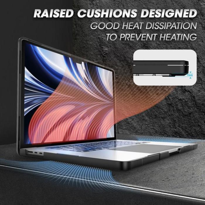 UTGATT - Supcase Macbook Air 15 Skal Unicorn Bettle - Svart