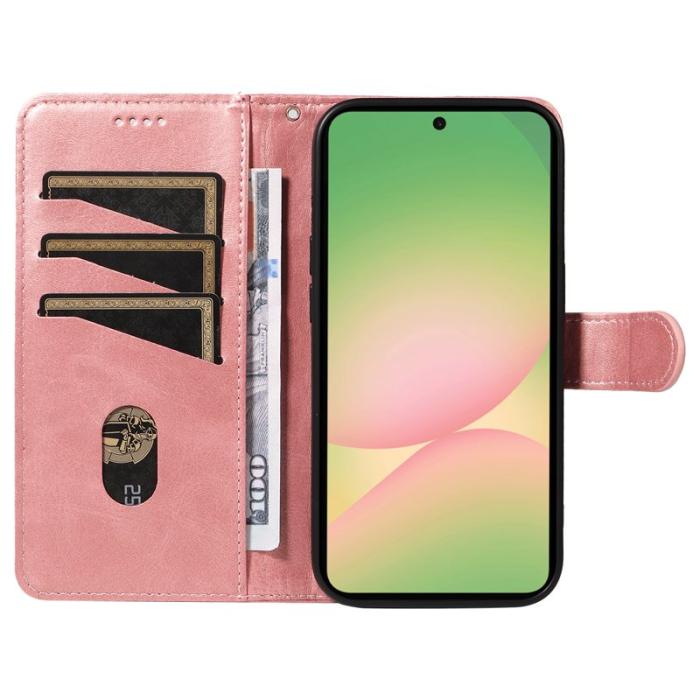 OEM - T-Shape Samsung Galaxy A57 Plånboksfodral Konstläder - Roséguld