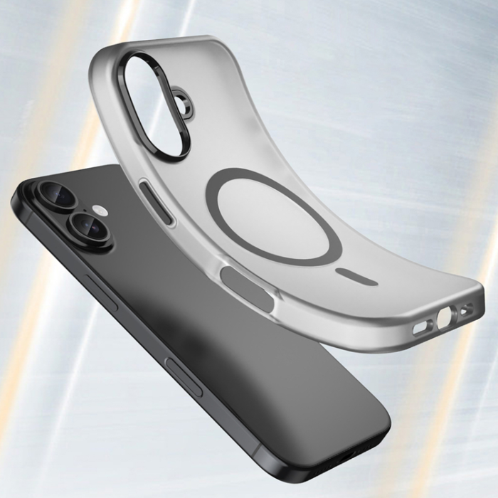 A-One Brand - iPhone 17 Mobilskal MagSafe Abrasive - Matte Svart