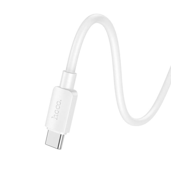 Hoco - Hoco USB-C till USB-C kabel 1m 100W - Vit