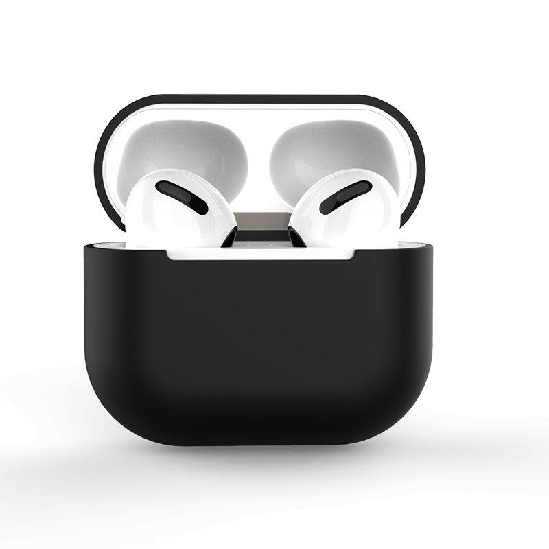Soft Silikon Skal AirPods 2/AirPods 1 - Svart | 2353 | AlltMobil