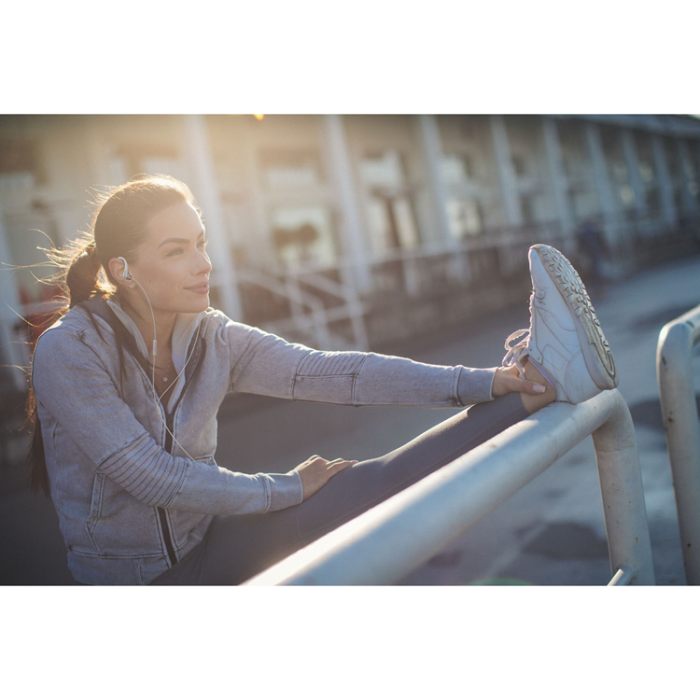 Philips - PHILIPS In-Ear-Hörlurar Sport IPX2 Kabel - Vit