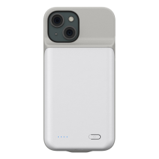 A-One Brand - iPhone 15 Plus Batteriskal 6800mAh - Vit