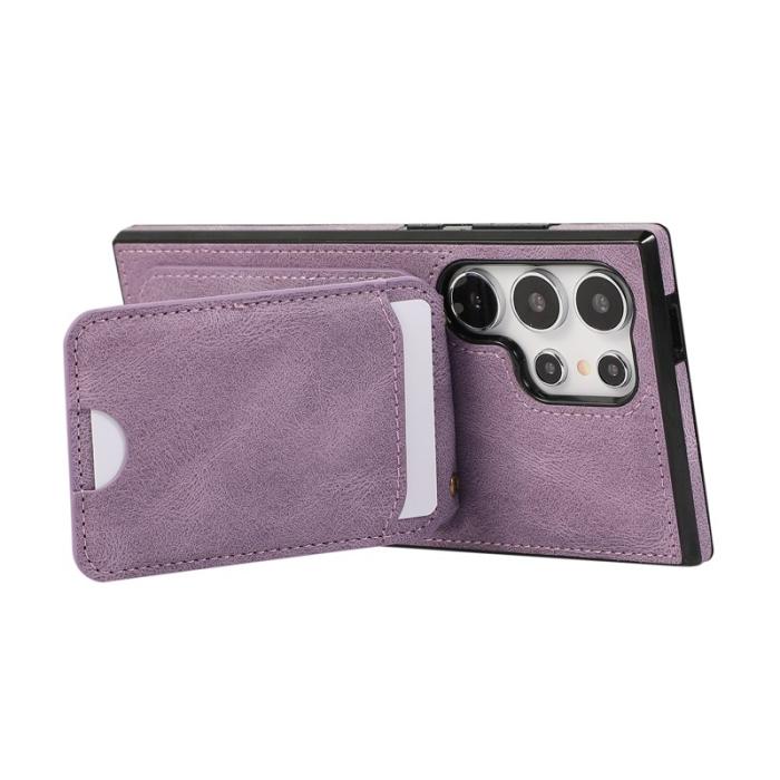 OEM - Mobilfodral för Samsung Galaxy S26 Ultra Kickstand Kortfack - Lila