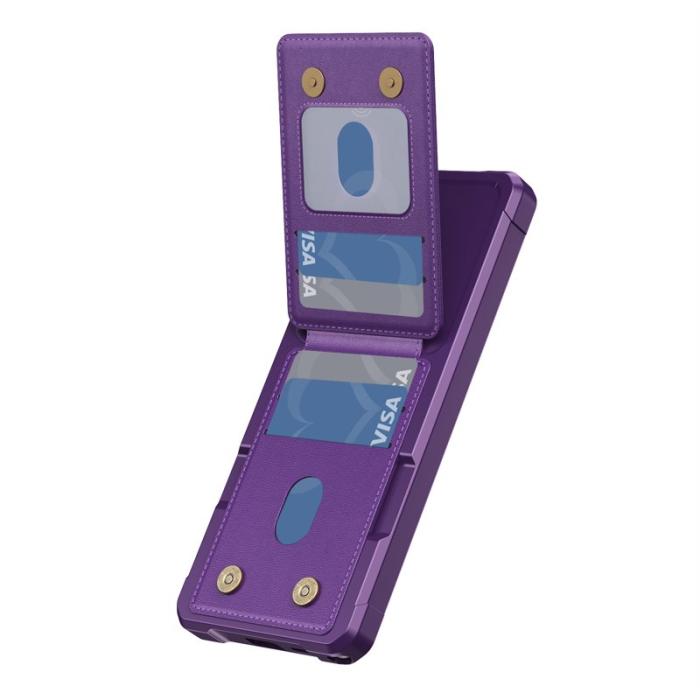 OEM - Mobilfodral för Samsung Galaxy S26 Ultra Kickstand Kortfack - Lila