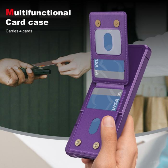 OEM - Mobilfodral för Samsung Galaxy S26 Ultra Kickstand Kortfack - Lila