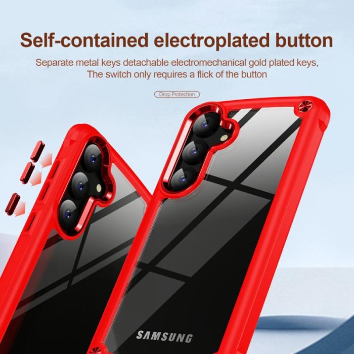 OEM - Mobilskal för Samsung Galaxy S26 Plus Stötbeständig PC + TPU - Röd