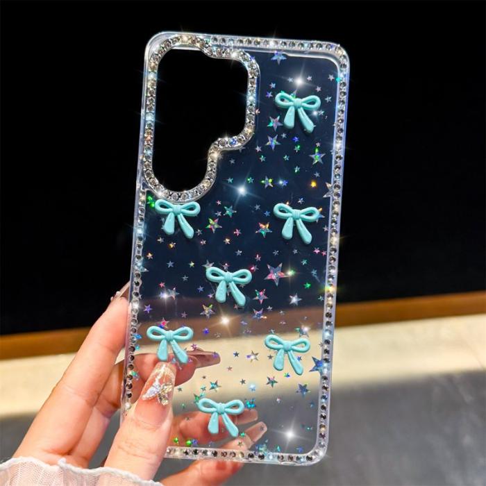OEM - Mobilskal för Samsung Galaxy S26 Ultra Rhinestone TPU + PC - Stjärntransparent