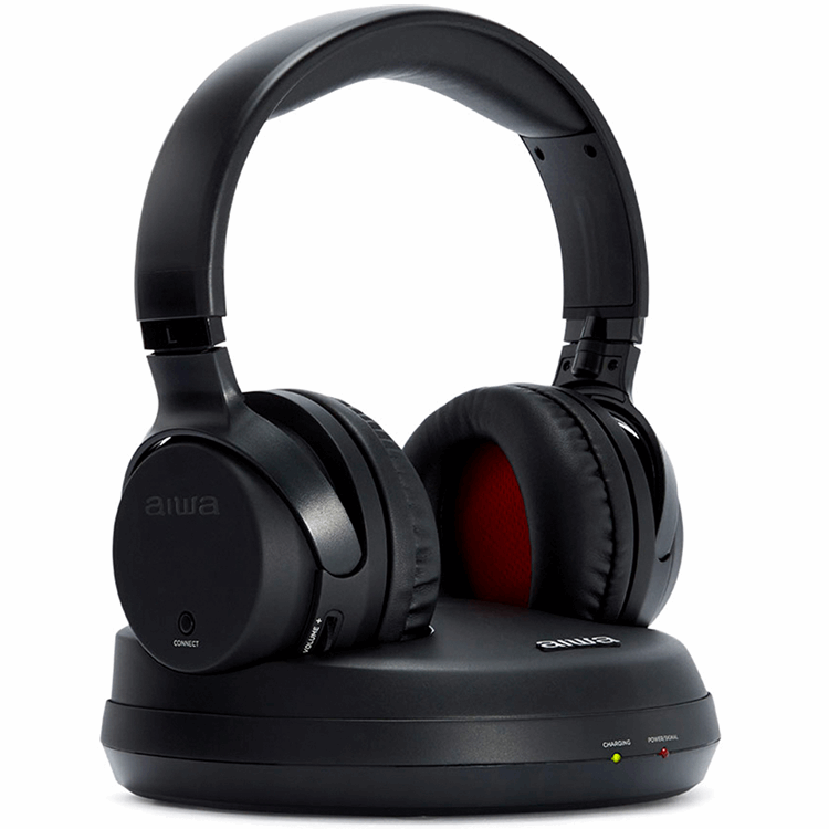 AIWA Trådlösa TV-Hörlur - Svart | 505771 | AlltMobil