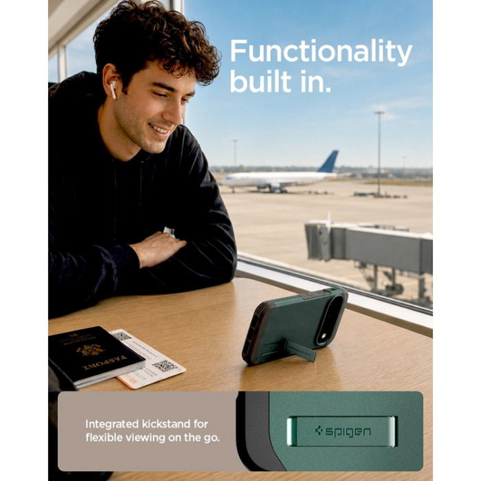 Spigen - Spigen Mobilskal För Google Pixel 11 Pro Magsafe Tough Armor - Abyss Grön