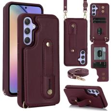 OEM - Mobilskal f&ouml;r Samsung Galaxy S26 Kickstand Kortfack TPU - Vinr&ouml;d