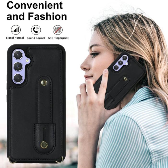 OEM - Mobilskal för Samsung Galaxy S26 Kickstand Kortfack TPU - Svart