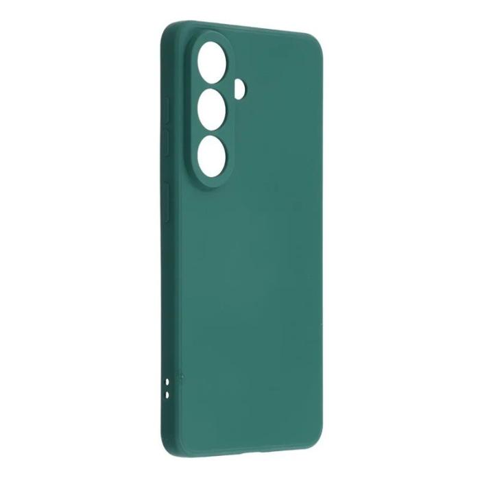WANLONFENG - WANLONFENG Mobilskal för Samsung Galaxy S26 TPU med härdat glas - Armgrön