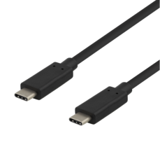 UTGATT1 - Deltaco USB-C till USB-C Kabel 60W 0.25m - Svart