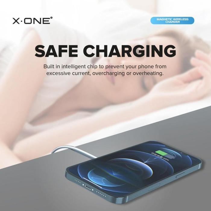 X-One - X-One MagSafe Trådlös Laddare - Vit