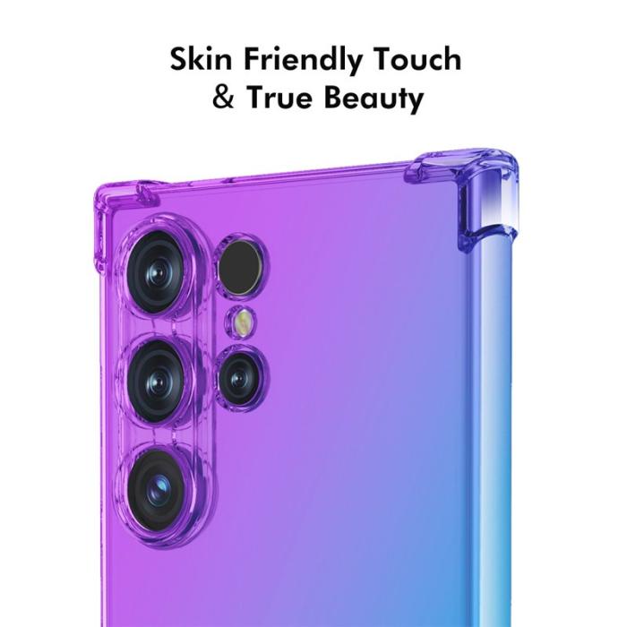 ENKAY - Enkay Mobilskal för Samsung Galaxy S26 Ultra TPU Stöttålig - Lila/Guld