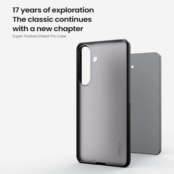 Nillkin - NILLKIN Mobilskal till Samsung Galaxy S26 Plus Matt PC TPU - Klar Svart