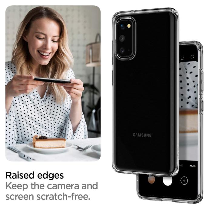 Spigen - SPIGEN Liquid Crystal Skal till Samsung Galaxy S20 Plus - Clear
