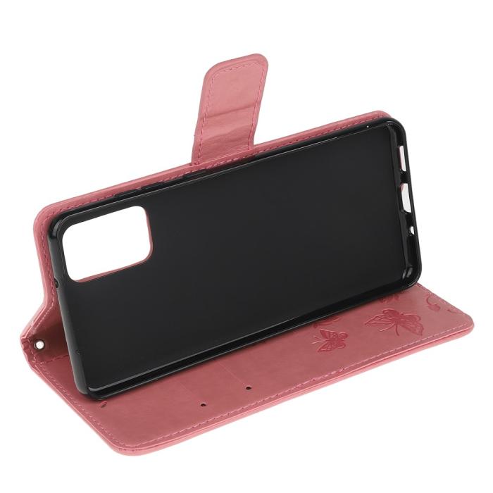 OEM - Butterfly Plånboksfodral till Samsung Galaxy S20 Plus - Rosa