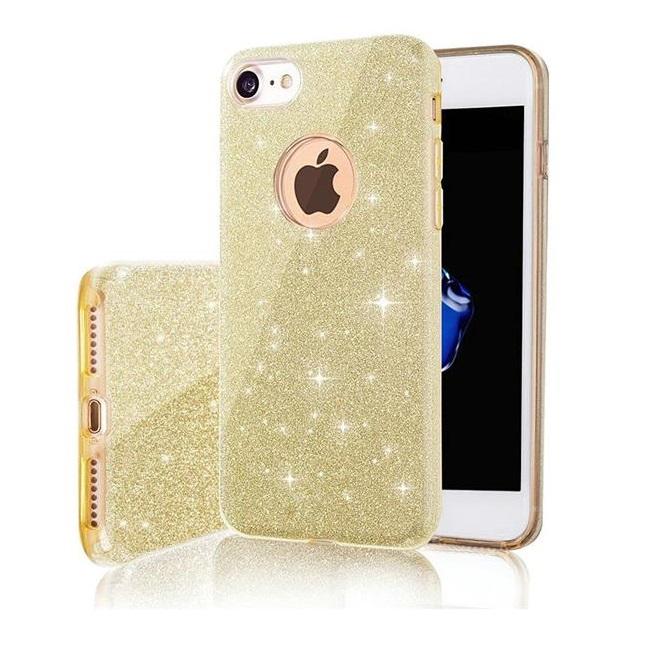 iPhone 16e Mobilskal Glitter 3in1 - Guld | 2353 | AlltMobil