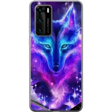 Gustaf - Mobilskal till Huawei P40 med Neon Varg