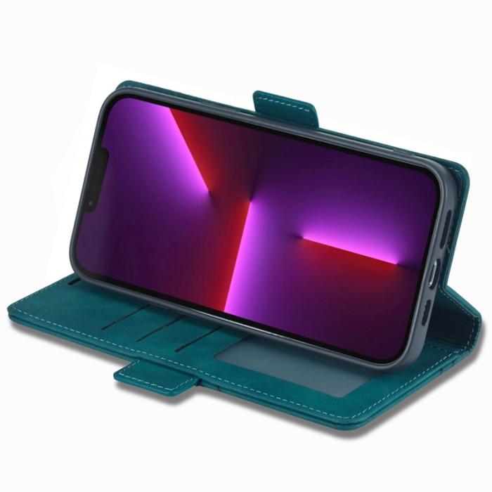 FORWENW - FORWENW F3-Series iPhone 13 Pro Plånboksfodral Konstläder - Cyan