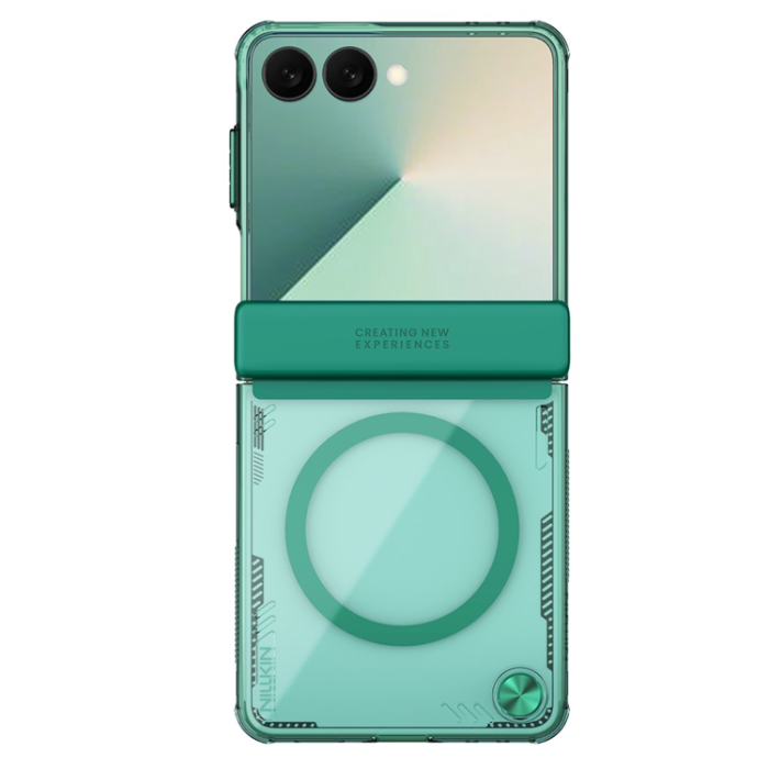 Nillkin - NILLKIN Galaxy Z Flip 7 Mobilskal MagSafe Iceblade - Grön