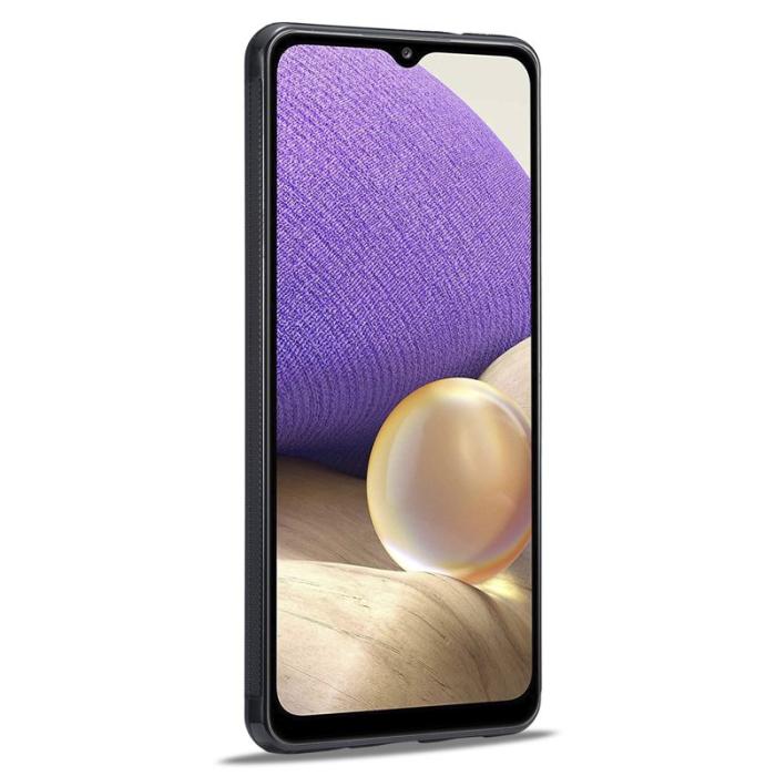 LC.imeeke - LC.IMEEKE Fodral för Samsung Galaxy A32 5G - KonstLäder - Svart