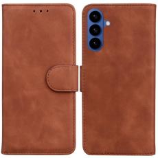 OEM - ABEEL Samsung Galaxy S26 / S26 Pro Fodral &Auml;kta L&auml;der - Brun