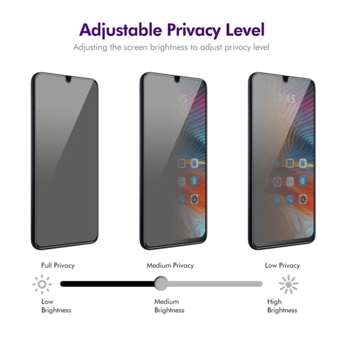Boom of Sweden - [2-Pack] BOOM Galaxy A16 Härdat Glas Skärmskydd Privacy