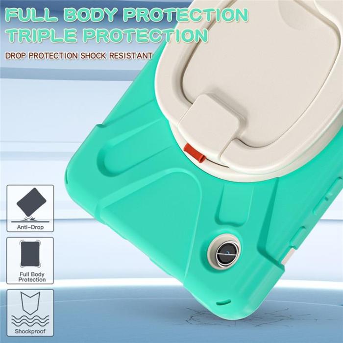 A-One Brand - Galaxy Tab A9 Skal Kickstand Handle Grip - Mintgrön