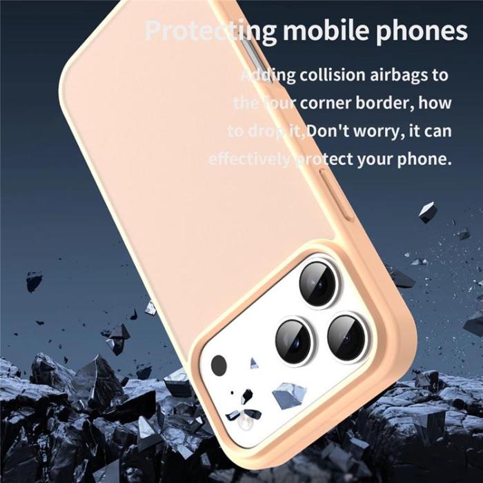 A-One Brand - iPhone 17 Pro Max Mobilskal Skin Touch Matte - Rosa