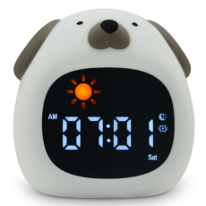 OEM - Väckarklocka med Nattlampa Cartoon Dog Tappkontroll JL-824