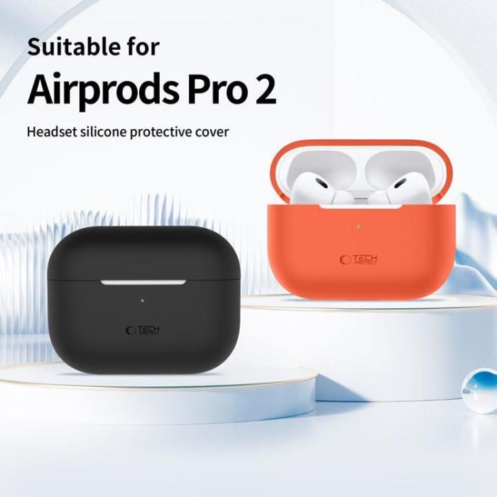 Tech-Protect - Tech-Protect Apple Airpods Pro 1/2 Skal Silikon - Lavender