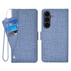 OEM - Samsung Galaxy S26 Fodral Jean Tyg Konstl&auml;der - Bl&aring;