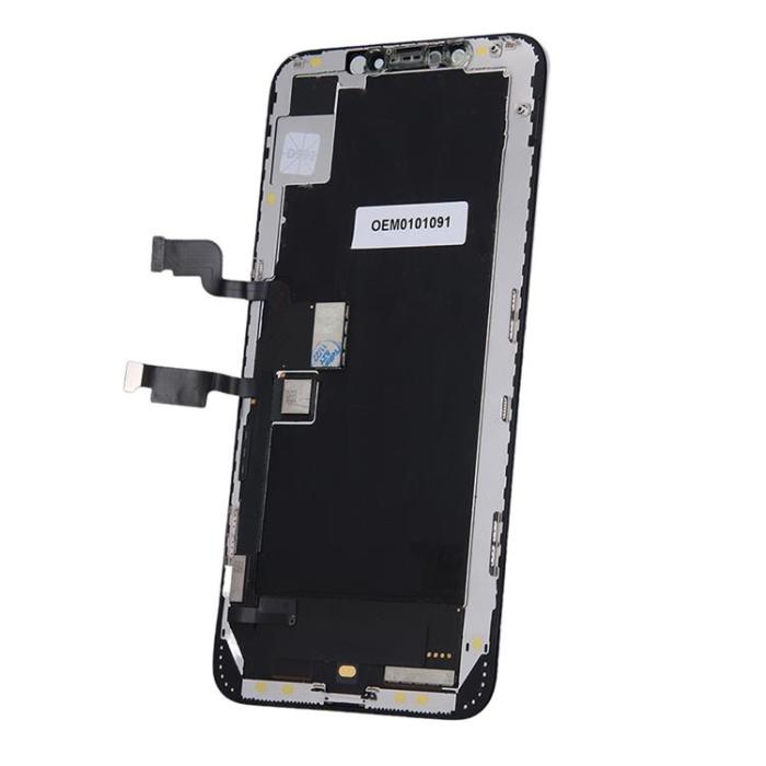 SpareParts - iPhone XS Max Skärm med LCD-display Service Pack ZY - Svart