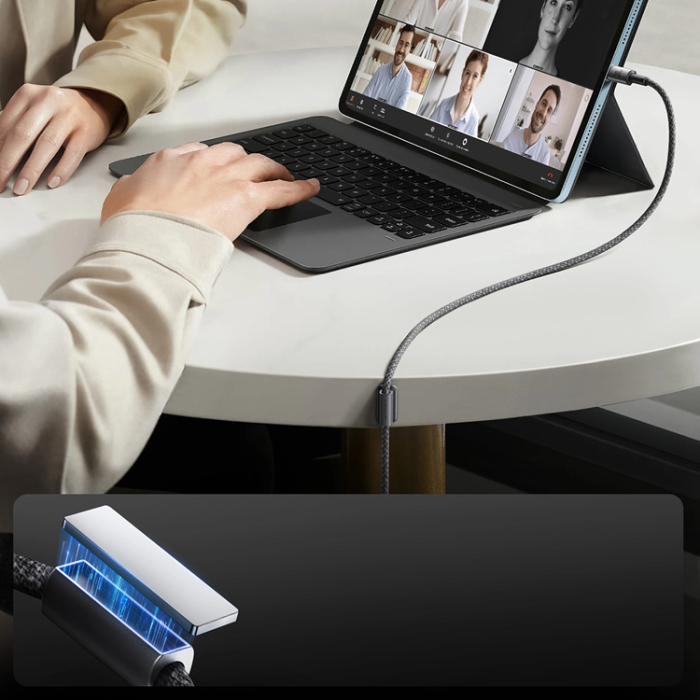 Joyroom - Joyroom S-A50 3A USB-C - Lightning Kabel 60W 1.2m - Grå