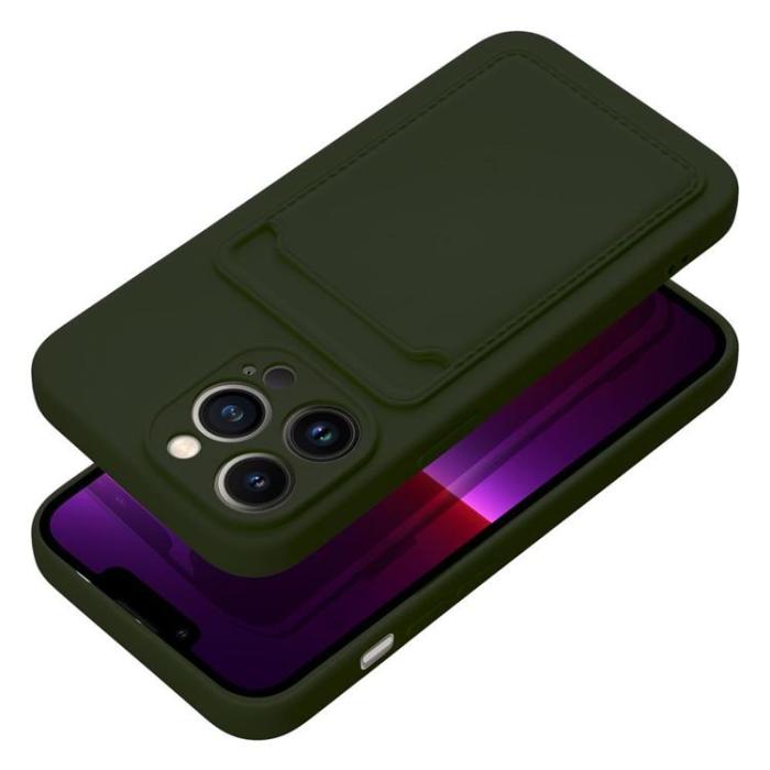 OEM - iPhone 16 Plus Mobilskal Korthållare - Grön