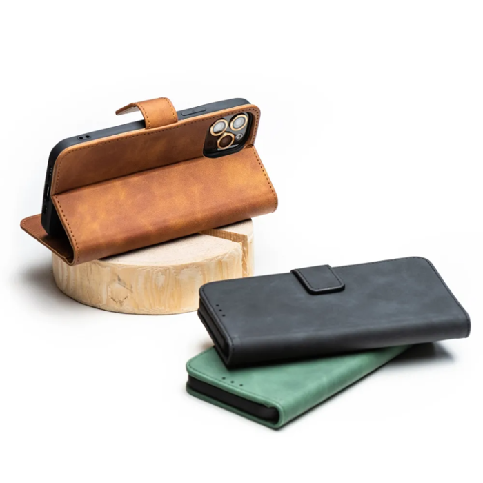 A-One Brand - Galaxy S25 Edge Plånboksfodral Tender - Brun
