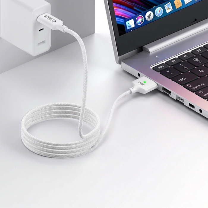 Tech-Protect - Tech-Protect Macbook-Kabel USB-C Till Magsafe 3 140w 2m Ultraboost - Vit