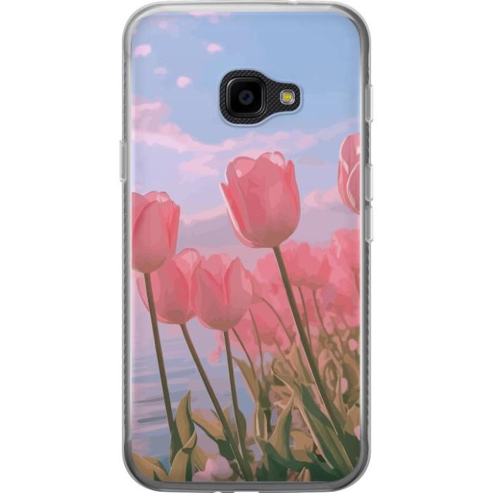 iSecrets - Mobilskal till Samsung Galaxy Xcover 4 med Rosa Tulpaner