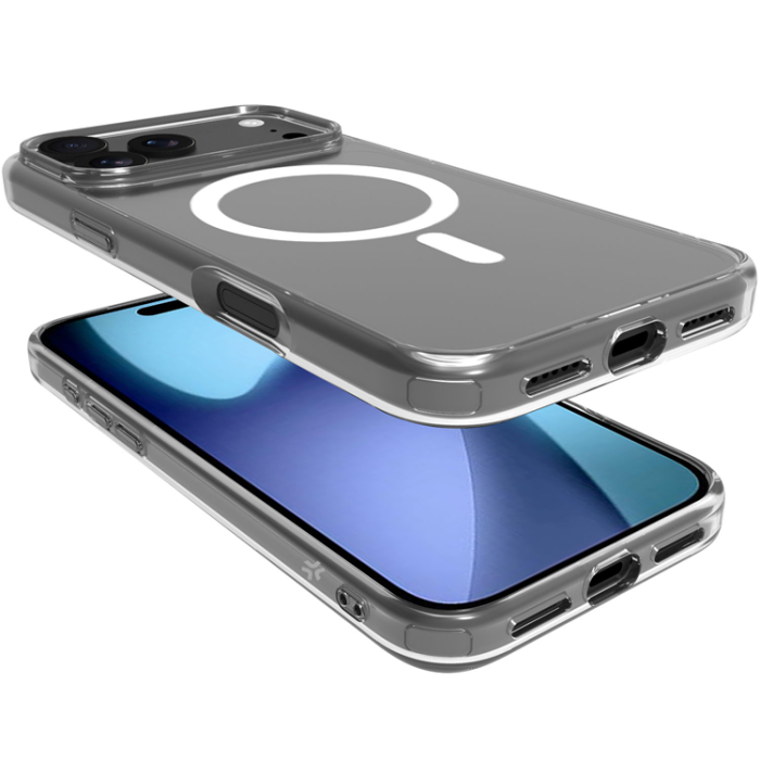 Celly - Celly iPhone 17 Pro Max Mobilskal MagSafe Gelskinmag - Transparent