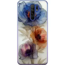 Gustaf - Mobilskal till Xiaomi Redmi 9 med Silkesblommor