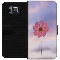 iSecrets - Plånboksfodral till Samsung Galaxy Alpha med Rosa blomma