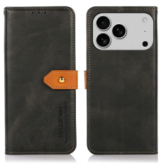 KHAZNEH - KHAZNEH iPhone 17 Pro Max Plånboksfodral Läder Stativ