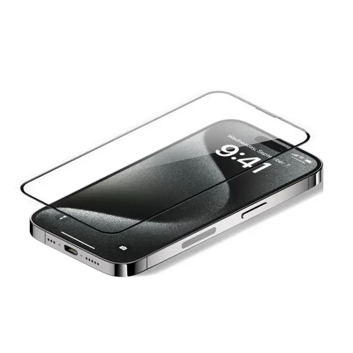 WIWU - [10 Pack] WIWU iPhone 16 Härdat Glas Skärmskydd