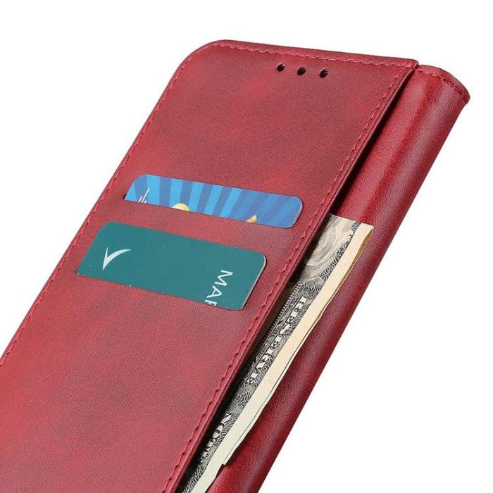 A-One Brand - OnePlus Nord 2T 5G Plånboksfodral Split Flip - Röd